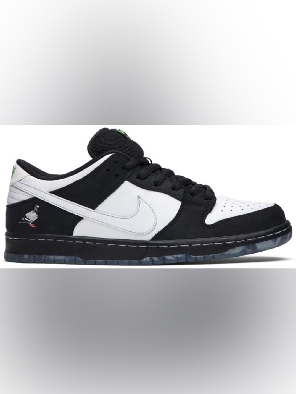 Nike SB Dunk Low Pro OG QS "Panda Pigeon" Black & White 2019 Jeff Staple x Nike